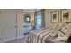 Tastefully decorated bedroom with neutral colors, plush bedding, and natural light at 3060 Ora Smith Rd, Lincolnton, NC 28092