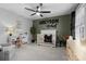 Bedroom featuring a crib with a custom name wall and decor at 7201 Brassy Creek Ln, Charlotte, NC 28269