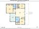 This main floorplan features a kitchen, living room, primary bedroom, hall, laundry, bedrooms, bathrooms, and foyer at 8749 Dog Leg Rd # 7, Sherrills Ford, NC 28673