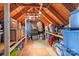 Spacious attic storage area with organized shelving and ample room for belongings at 8802 Glenside St, Huntersville, NC 28078