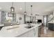 Open concept kitchen features a large island, perfect for entertaining or casual dining at 920 Clementine Rd, Monroe, NC 28110