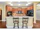 Spacious kitchen with granite countertops, stainless steel appliances, a central island, and ample cabinet space at 1209 Waypoint Ct, Matthews, NC 28104
