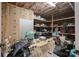 Unfinished basement storage area with shelving for storage and organization at 228 Black Mountain Dr, Fort Mill, SC 29708
