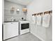 Functional laundry room with modern washer and dryer and storage solutions at 298 Bezelle Ave, York, SC 29745