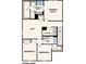 Upper level floor plan featuring the owner's suite, loft, laundry, additional bedrooms, and bathrooms at 302 Bezelle Ave, York, SC 29745