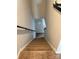 Carpeted stairway leading to the basement at 329 Aniston Ln, Shelby, NC 28152