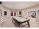 Entertainment room featuring an air hockey table and colorful decorations at 4219 Kronos Pl, Charlotte, NC 28210