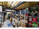 Organized storage room with shelving and containers for maximizing storage space at 4219 Kronos Pl, Charlotte, NC 28210