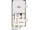 Floor plan of lower level featuring a garage, bedroom, bathroom, and a porch at 4370 Reed Creek Dr, Sherrills Ford, NC 28673