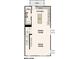 Floor plan of main level featuring a kitchen, dining room, great room, powder room, and a deck at 4370 Reed Creek Dr, Sherrills Ford, NC 28673