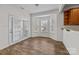 Breakfast nook featuring natural light, a bay window and vinyl floors at 471 Doughton Ln, Charlotte, NC 28217