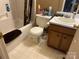 Functional bathroom featuring a tub/shower combo and a single sink vanity at 534 Fairbluff Ave, Salisbury, NC 28146