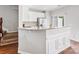A modern kitchen boasts granite countertops and stainless steel appliances at 6449 Silver Star Ln, Charlotte, NC 28210