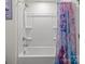 Bathroom bathtub and shower with curtain at 668 Pointe Andrews Sw Dr # 93, Concord, NC 28025