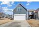 Spacious two-car garage with a clean white door, offering ample parking and storage space at 7035 Walnut Branch Ln, Charlotte, NC 28277