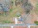 An aerial view of a property showing the layout of the house and surrounding land at 709 High St, Albemarle, NC 28001