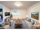 Inviting living room with plush seating, a modern TV, and stylish decor, perfect for relaxation and entertainment at 709 High St, Albemarle, NC 28001
