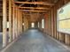 Spacious garage with a concrete floor and wooden frame, awaiting customization at 7441 Fighting Creek Rd # 30, Sherrills Ford, NC 28673
