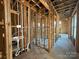 Inside view, rough plumbing installed in a new construction living room awaiting transformation at 7441 Fighting Creek Rd # 30, Sherrills Ford, NC 28673