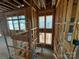 Stairwell view highlighting window placement and structural details during the construction phase at 7441 Fighting Creek Rd # 30, Sherrills Ford, NC 28673