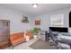Cozy bedroom featuring neutral walls and decor, with a workspace, and ample natural light at 110 Weeping Willow Way, Gastonia, NC 28052