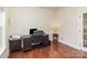 Home office space with hardwood floors and natural light, perfect for remote work at 15727 Kiser Corner Ln, Davidson, NC 28036