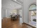 Dining room with modern chandelier and elegant decor at 18302 Town Harbour Rd, Cornelius, NC 28031