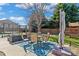 Inviting backyard patio with outdoor seating and plenty of space to enjoy the outdoors at 3757 Fieldhaven Ct, Maiden, NC 28650