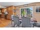 Charming dining area with sliding glass doors leading to the backyard at 3757 Fieldhaven Ct, Maiden, NC 28650