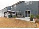 Relaxing backyard with hot tub, gazebo, patio, outdoor furniture, and well-maintained lawn at 393 Brannon Meadows Dr, York, SC 29745