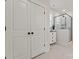 Bright bathroom featuring a glass enclosed shower with a tiled surround and tile flooring at 4000 Spring Cove Way, Belmont, NC 28012
