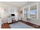 Bright home office featuring hardwood floors, lots of natural light, and modern decor at 4000 Spring Cove Way, Belmont, NC 28012