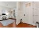 Bright home office featuring hardwood floors, lots of natural light, and modern decor at 4000 Spring Cove Way, Belmont, NC 28012