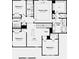 Floor plan displaying upstairs layout: primary suite, laundry, and additional bedrooms at 4004 Caymen Bay Ct, Tega Cay, SC 29708