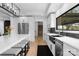 Modern kitchen featuring stylish countertops and stainless steel appliances at 1575 Shinnville Rd, Cleveland, NC 27013