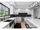 Modern kitchen featuring stylish countertops and stainless steel appliances at 1575 Shinnville Rd, Cleveland, NC 27013