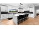 Modern kitchen featuring a large island, stainless steel appliances, and pendant lighting at 1575 Shinnville Rd, Cleveland, NC 27013