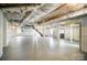Unfinished basement area with painted walls and large open space at 1601 South Point Rd, Belmont, NC 28012