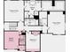Second floor plan of a home featuring an Owner's suite, second suite, game room, and laundry at 173 Glenn Dr, Mooresville, NC 28115