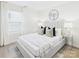 A serene bedroom featuring a plush bed, modern decor, and ample light, offering a relaxing retreat at 2009 White Cypress Ct # Kh13, Charlotte, NC 28216