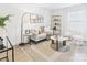 A bright living room featuring neutral tones, stylish decor, and ample seating that enhances modern living at 2009 White Cypress Ct # Kh13, Charlotte, NC 28216