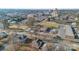 Scenic aerial view of homes near downtown area showcasing the neighborhood's proximity to community amenities at 208 W Lafayette St, Salisbury, NC 28144