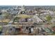 Property viewed from above showing the proximity to the city and water tower at 208 W Lafayette St, Salisbury, NC 28144
