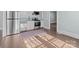 Clean kitchen with stainless steel appliances and modern cabinets at 208 W Lafayette St, Salisbury, NC 28144