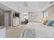 Spacious main bedroom with a work space offers carpeted floors, neutral walls and great lighting at 437 Buttermere Rd # 31, Fort Mill, SC 29715