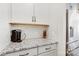 Bright kitchen with stainless steel appliances, granite countertops, and white cabinetry at 5252 Admirals Lndg, Lancaster, SC 29720
