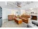 Open-concept living room with two sofas and view to the kitchen at 5252 Admirals Lndg, Lancaster, SC 29720