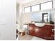 Bathroom with vessel sink, natural light, and walk-in shower at 530 N Mcdowell St, Charlotte, NC 28204