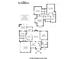 Detailed floor plan showcasing the layout of this spacious home with multiple bedrooms and living areas at 6548 Robin Hollow Dr, Mint Hill, NC 28227