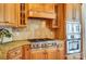 Close up on the updated kitchen featuring stainless steel appliances and granite countertops at 6548 Robin Hollow Dr, Mint Hill, NC 28227